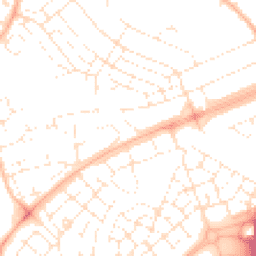 Daytime road noise heatmap for BS34 5EA