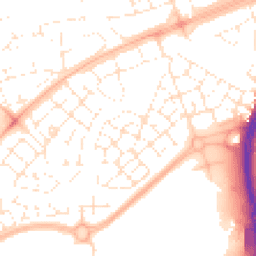Daytime road noise heatmap for BS34 5GU