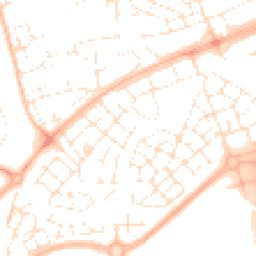 Daytime road noise heatmap for BS34 5GZ