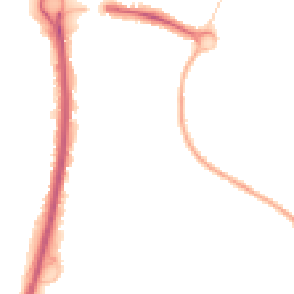 Night-time road noise heatmap for BS34 6AQ