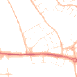 Daytime road noise heatmap for BS34 6JW