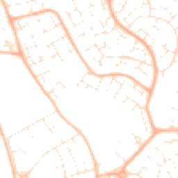 Daytime road noise heatmap for BS34 6RL