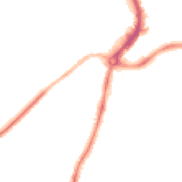 Night-time road noise heatmap for BS34 7QN