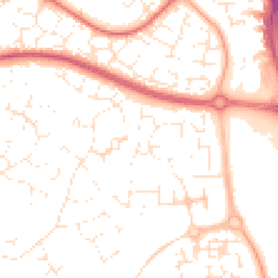 Daytime road noise heatmap for BS34 8GD