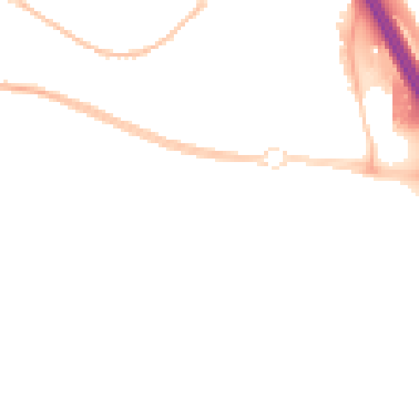 Night-time road noise heatmap for BS34 8GF