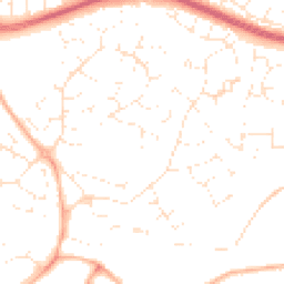 Daytime road noise heatmap for BS34 8XL