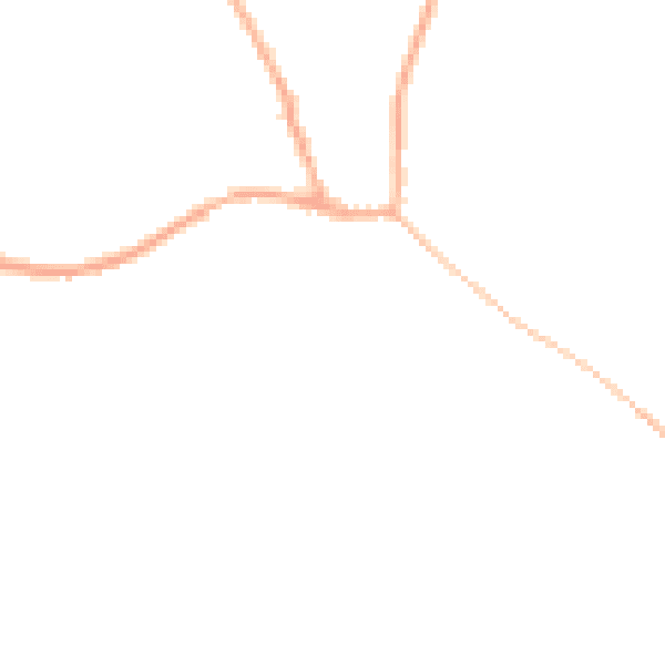 Night-time road noise heatmap for BS40 6EF