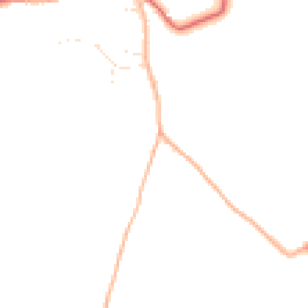 Daytime road noise heatmap for BS40 8SY