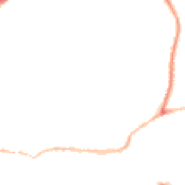 Night-time road noise heatmap for BS5 6BS