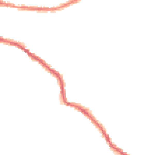 Night-time road noise heatmap for BS5 8SA