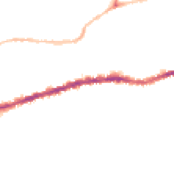 Night-time road noise heatmap for BS5 9BZ