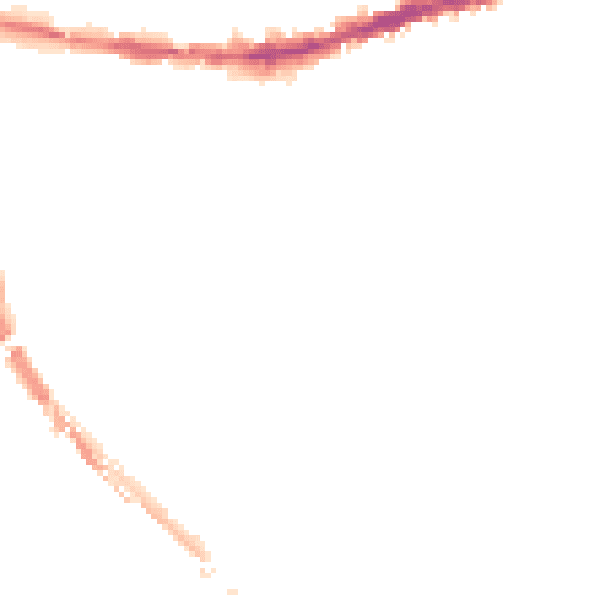 Night-time road noise heatmap for BS5 9SJ