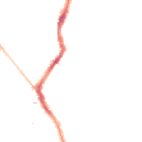 Night-time road noise heatmap for BS6 5BA