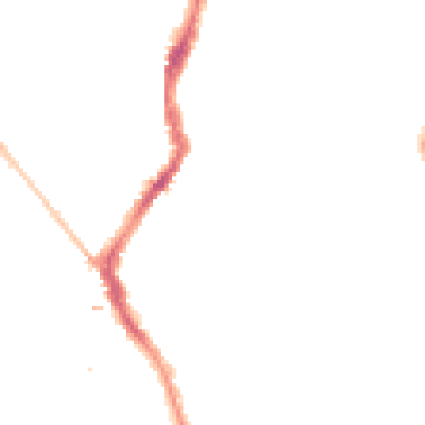 Night-time road noise heatmap for BS6 5BH
