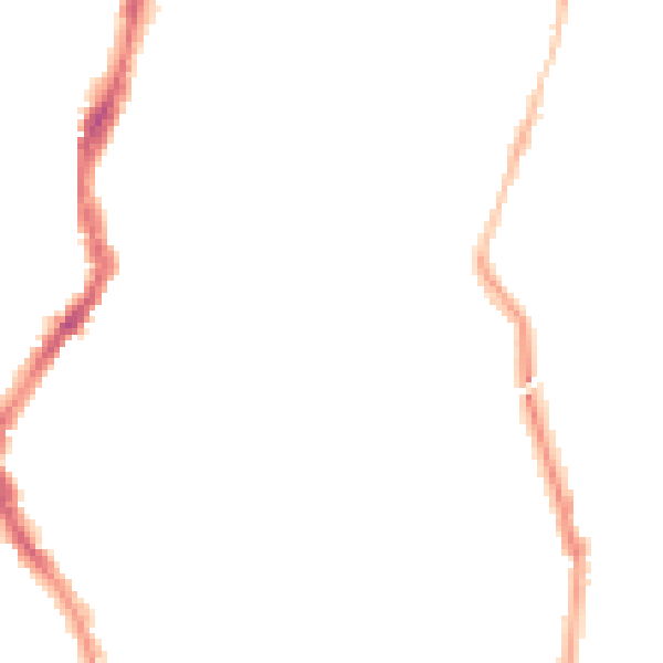 Night-time road noise heatmap for BS6 5BT