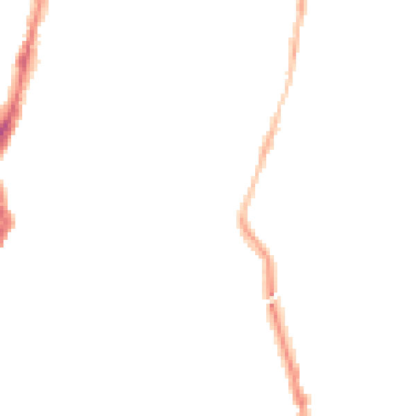 Night-time road noise heatmap for BS6 5BY
