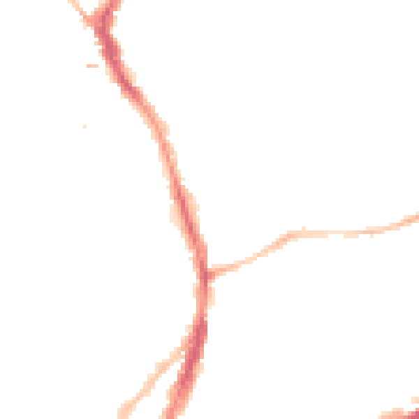 Night-time road noise heatmap for BS6 5DA