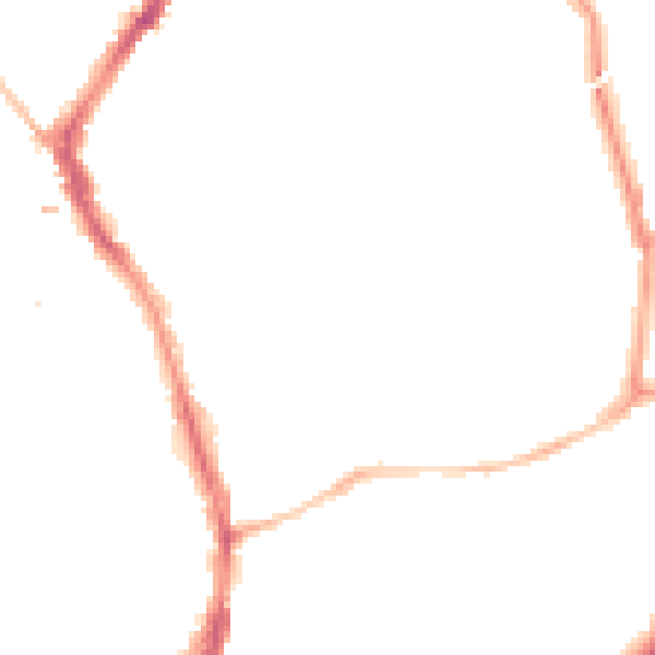 Night-time road noise heatmap for BS6 5ED