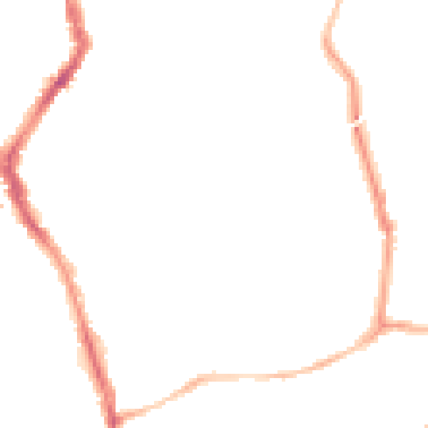 Night-time road noise heatmap for BS6 5EX