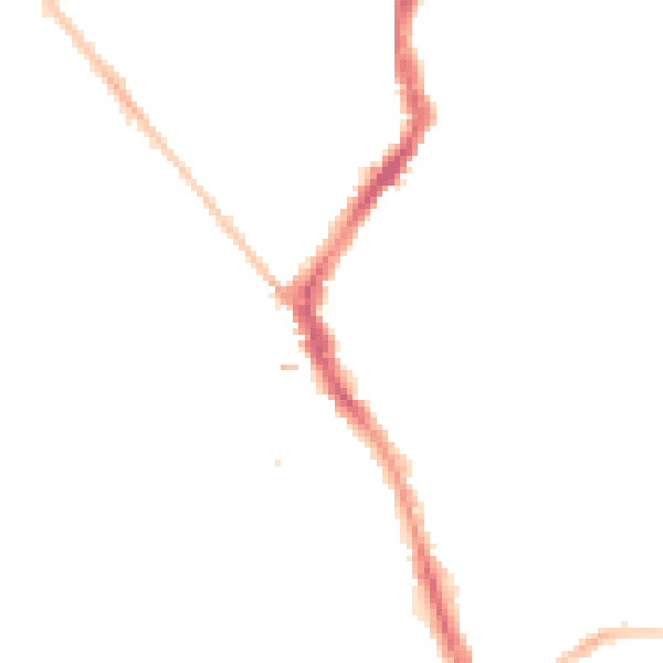 Night-time road noise heatmap for BS6 5HE