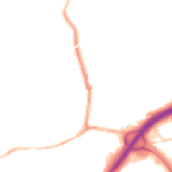 Night-time road noise heatmap for BS6 5HZ