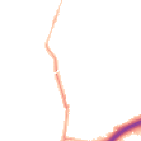 Night-time road noise heatmap for BS6 5JJ