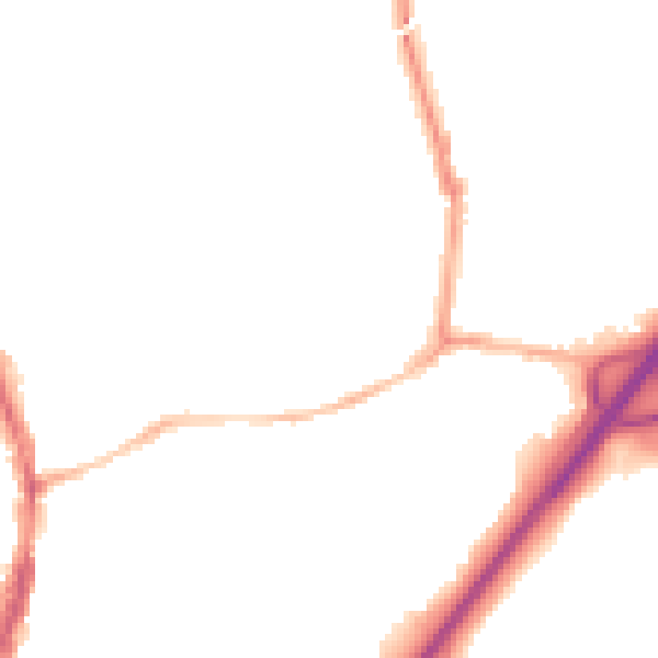 Night-time road noise heatmap for BS6 5LR