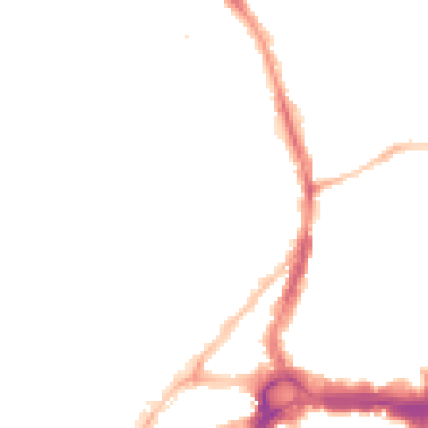 Night-time road noise heatmap for BS6 5UH