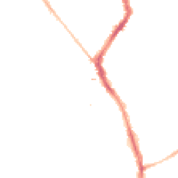 Night-time road noise heatmap for BS6 6AA