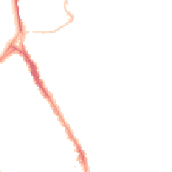 Night-time road noise heatmap for BS6 6LR