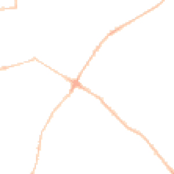 Night-time road noise heatmap for BS6 7RL