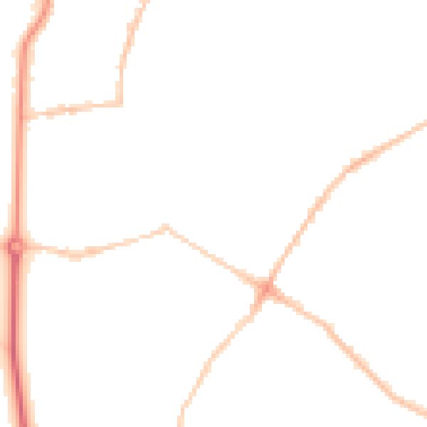 Night-time road noise heatmap for BS6 7US