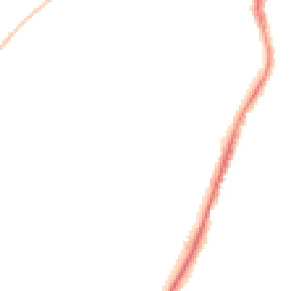 Night-time road noise heatmap for BS7 0UY