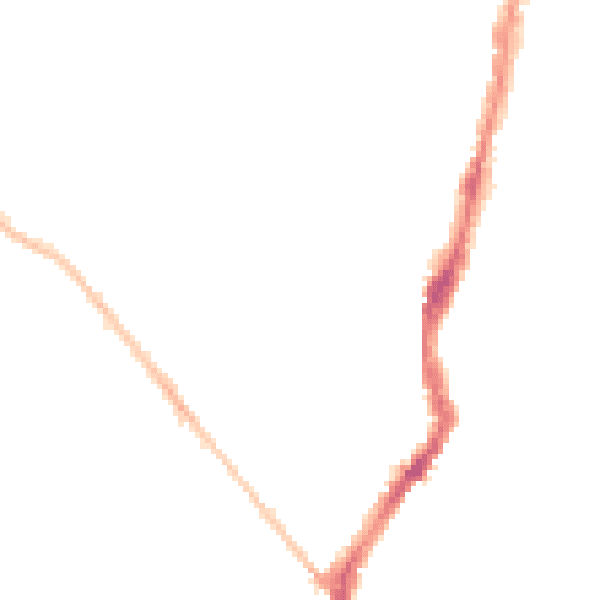 Night-time road noise heatmap for BS7 8ES