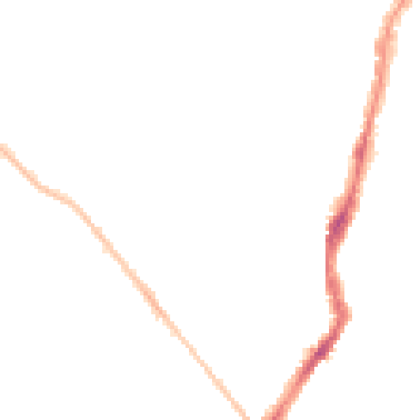 Night-time road noise heatmap for BS7 8EX