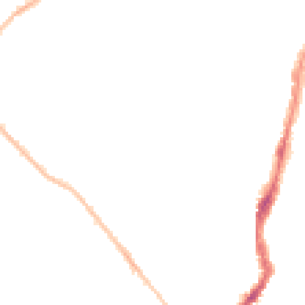 Night-time road noise heatmap for BS7 8HH