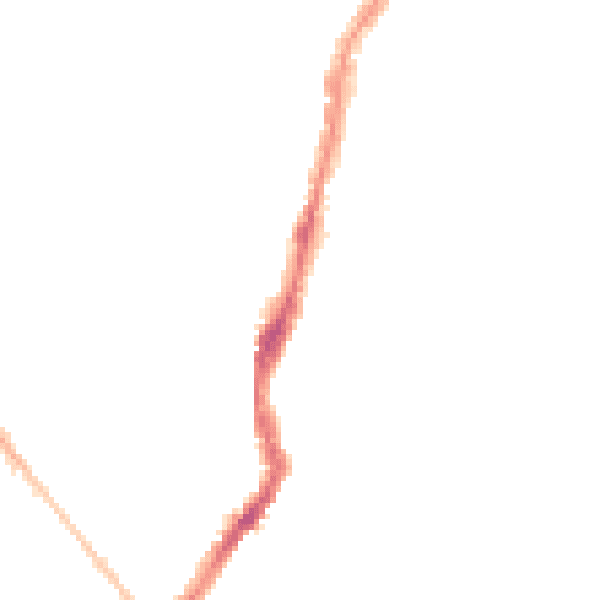 Night-time road noise heatmap for BS7 8NN