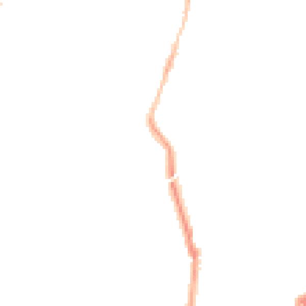 Night-time road noise heatmap for BS7 9BD