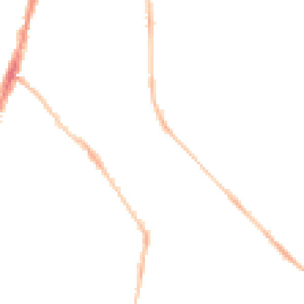Night-time road noise heatmap for BS7 9LG