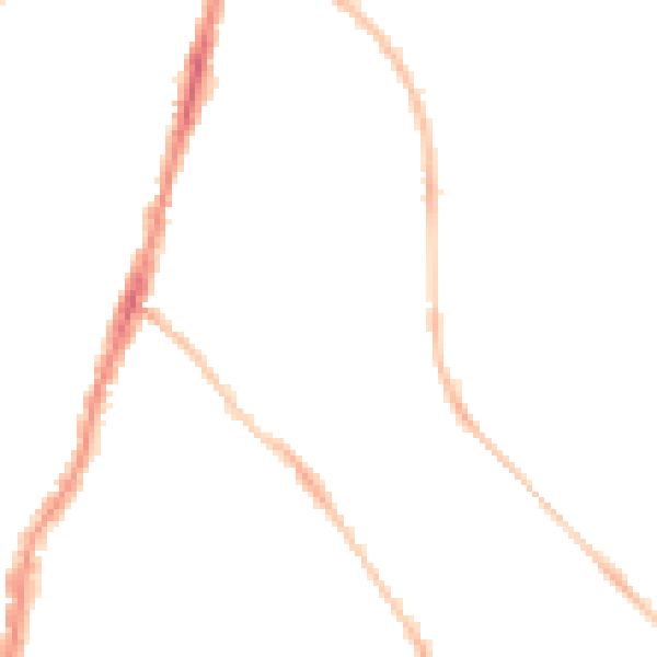 Night-time road noise heatmap for BS7 9QS