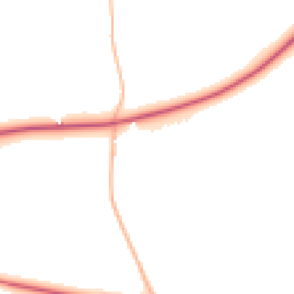 Daytime road noise heatmap for BS8 3DU