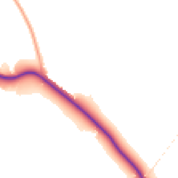 Daytime road noise heatmap for BS8 3RQ
