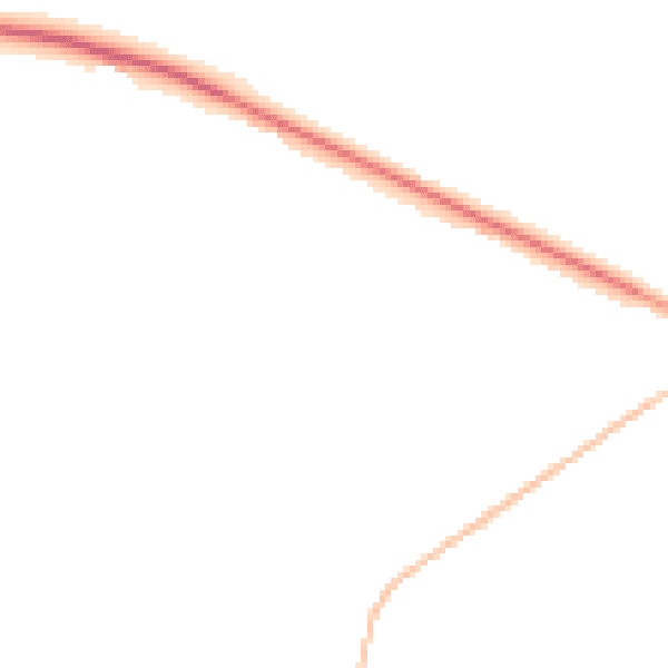 Night-time road noise heatmap for BS8 3UF