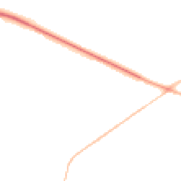 Night-time road noise heatmap for BS8 3UH