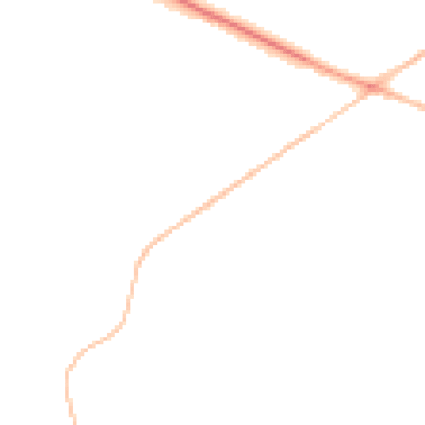 Night-time road noise heatmap for BS8 3US