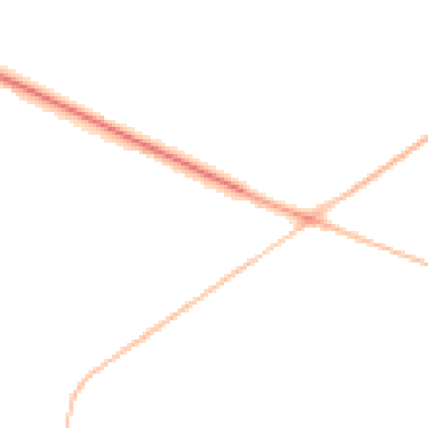Night-time road noise heatmap for BS8 3UY