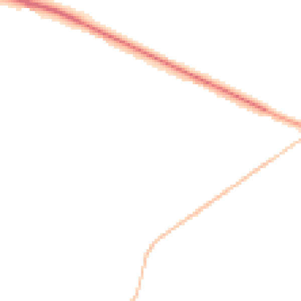 Night-time road noise heatmap for BS8 3XA