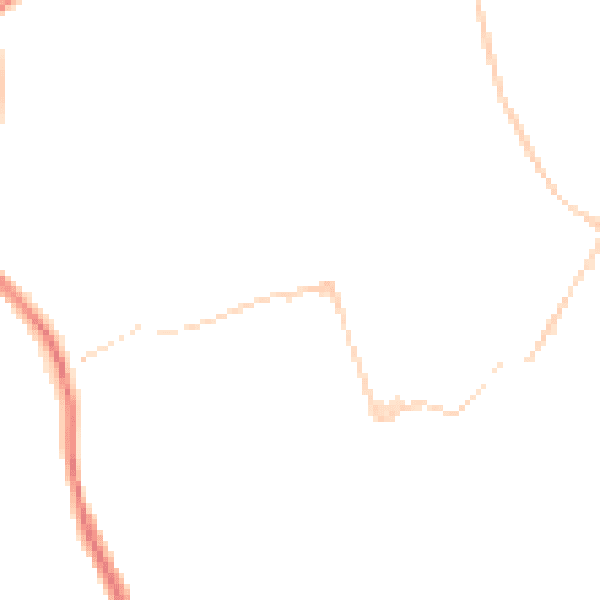 Night-time road noise heatmap for BS8 4AN