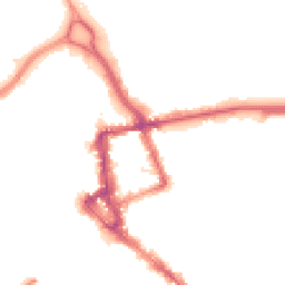 Night-time road noise heatmap for CA1 1BG