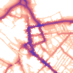 Daytime road noise heatmap for CA1 1DB